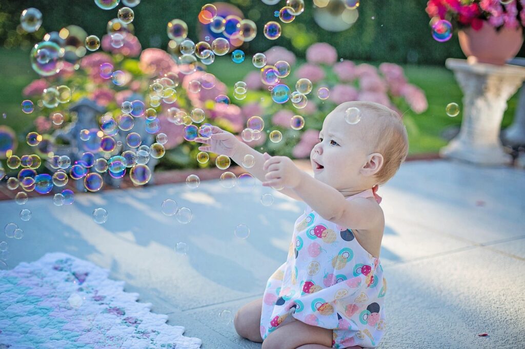 baby with bubbles, bubbles, child, toddler, baby, summer fun, summer play, child happiness, baby fun, childhood joy, baby, baby, baby, baby, baby